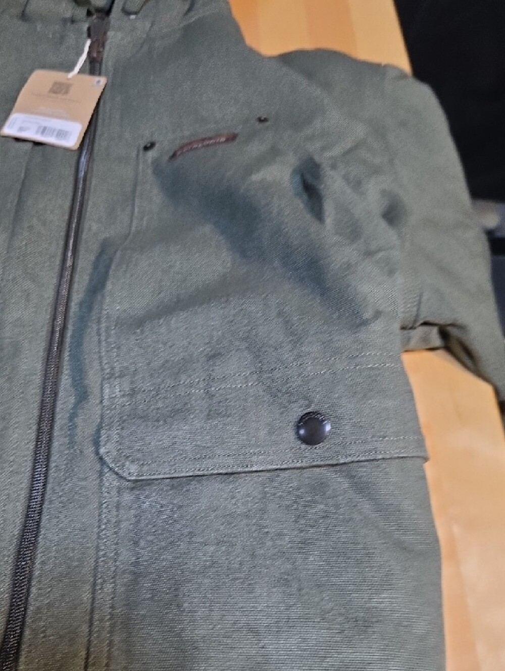 Patagonia Men's Iron Forge Hooded Jacket in Olive - Picture 4 of 7